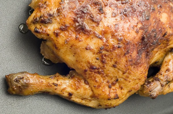 Roasting chicken close up — Stock Photo, Image