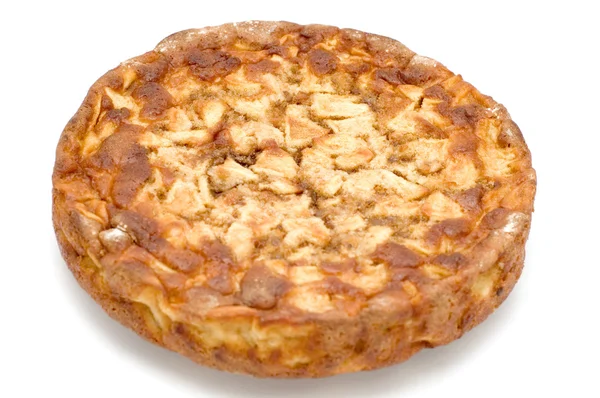 Torta de maçã redonda — Fotografia de Stock