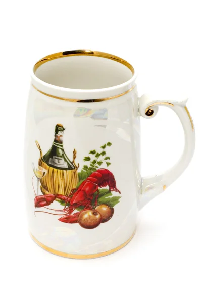 Russian beer mug — Stock Photo, Image