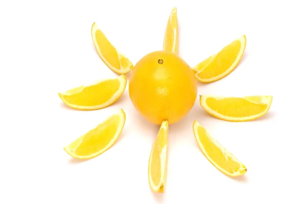 Orange sun — Stock Photo, Image