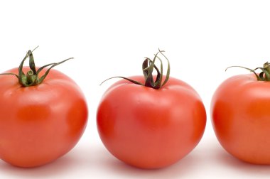 Three tomato macro clipart