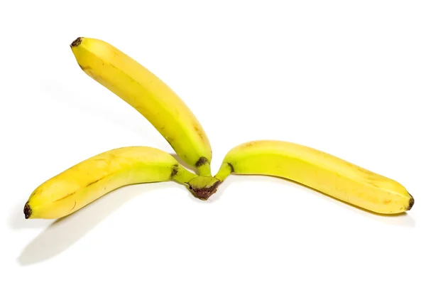 3 つのバナナ — ストック写真