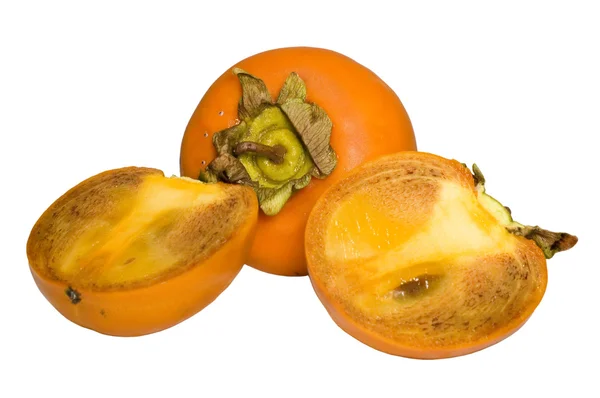 Three persimmon — Stock Photo, Image