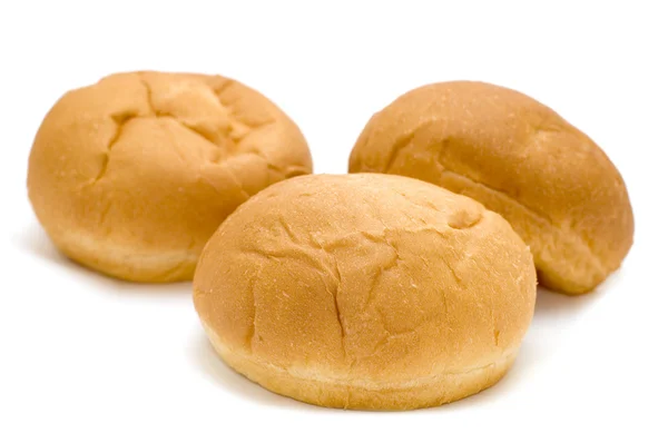 Três pães pequenos — Fotografia de Stock