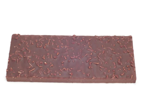 Μπάρα σοκολάτας με καρύδια — Φωτογραφία Αρχείου