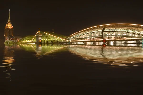 Puente bajo el agua — Foto de Stock