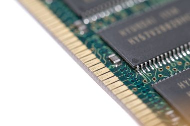 Close up Ram memory clipart