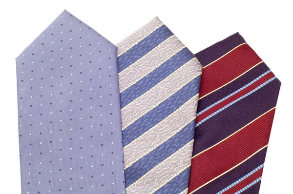 Gyűjteménye a nyakkendők — Stock Fotó
