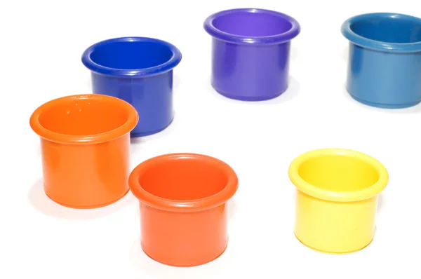 Colored bucket — Stock Photo, Image
