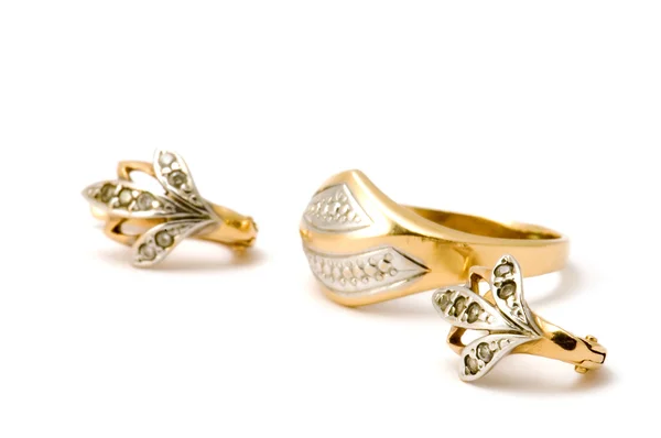 귀 반지와 봉인 반지 — 스톡 사진