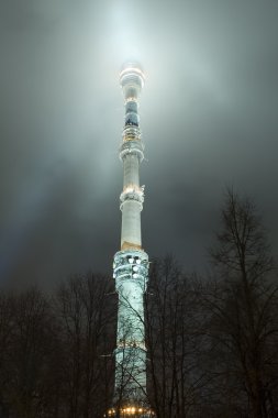 Moscow tv tower clipart