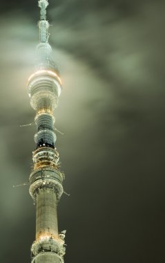 Tv tower close up clipart