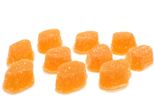 Fruit candy on white — Stock Photo, Image