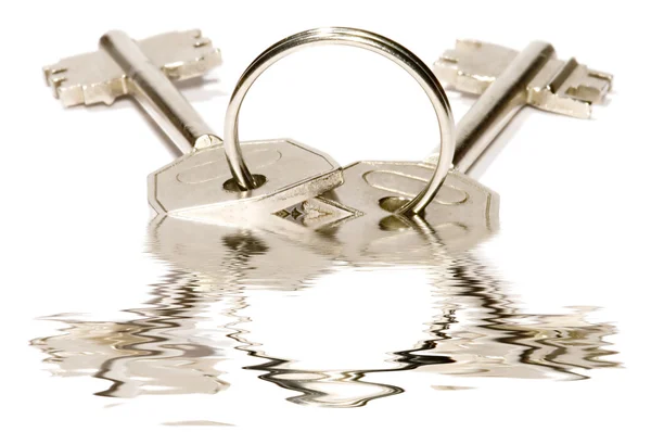 Schlüssel mit Ring — Stockfoto