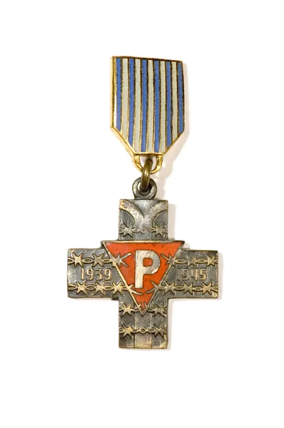 Медаль хрест — стокове фото