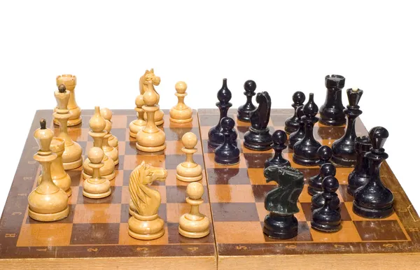 Hra šachy — Stock fotografie