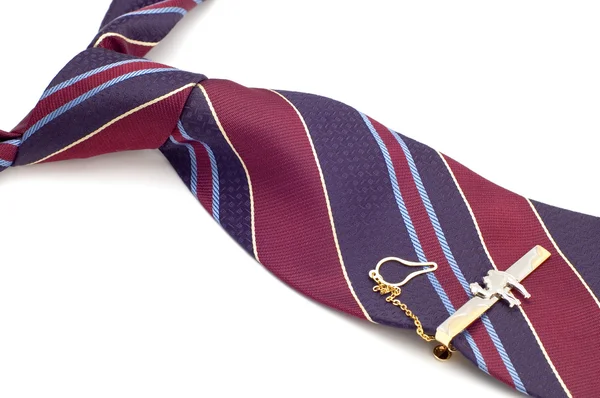 Krawat spinki do mankietów — Zdjęcie stockowe