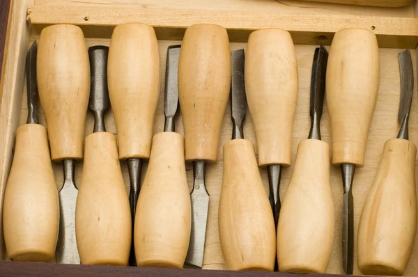 Werkzeug für die Holzgravur — Stockfoto