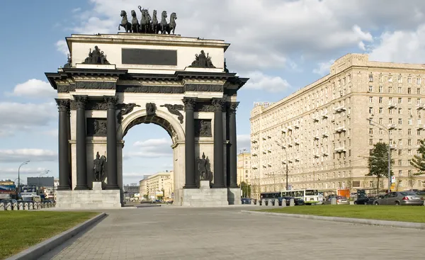 Arco triunfal na cidade de Moscou — Fotografia de Stock