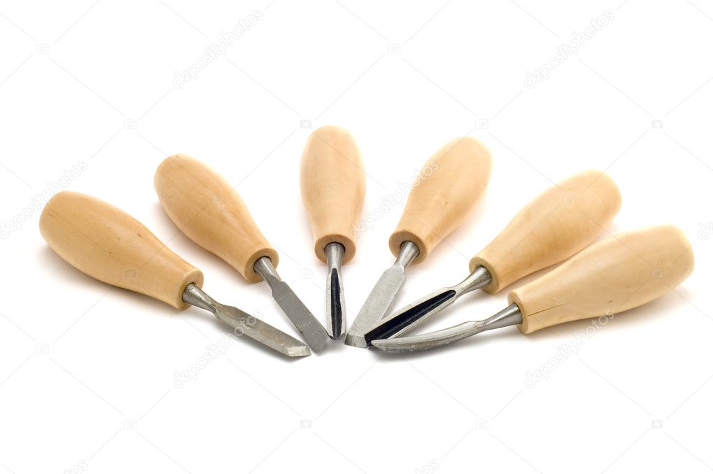 Metal chisel on white — Stock Photo © Garry518 1777611