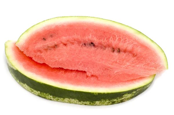 Twee segment watermeloen — Stockfoto