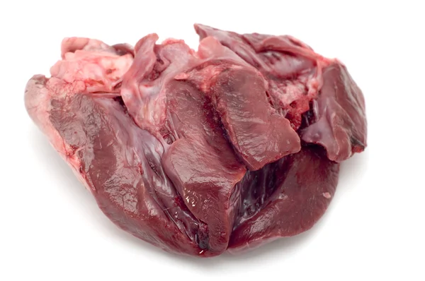 Coração de vitela macro — Fotografia de Stock