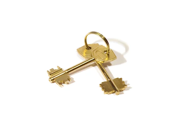 Žlutá klíče — Stock fotografie