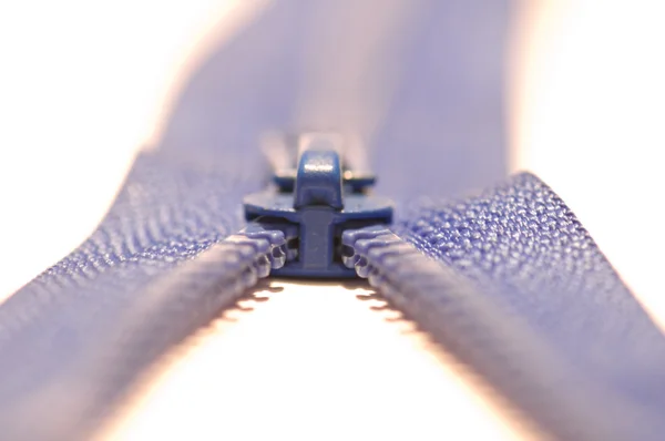 Zipper close up — Stock Photo, Image