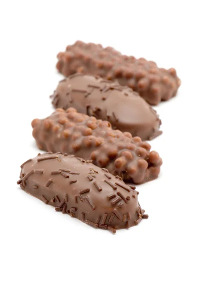 Chocolate candy macro — Stock Photo, Image