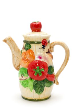 Colored teapot clipart