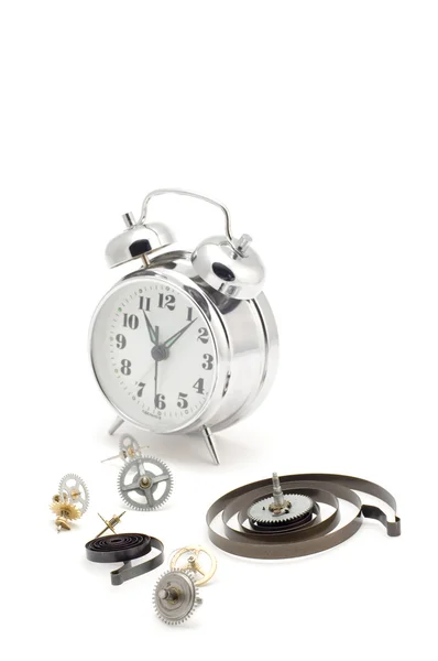 Clockwork with clock — Stock Photo, Image