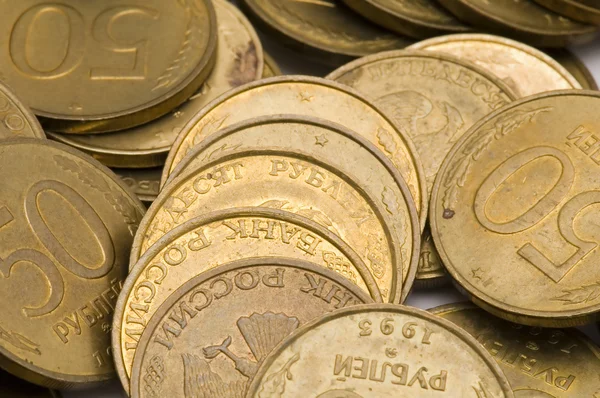Monety makro — Zdjęcie stockowe
