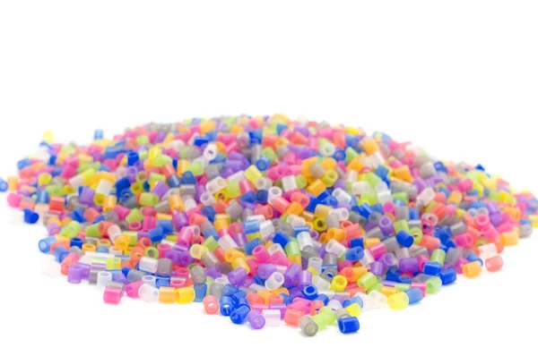 Färg pärlor på nära håll — Stockfoto