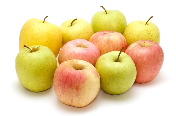 Цветное яблоко — стоковое фото