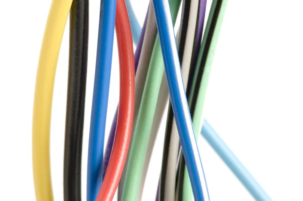 Colored cable closeup — Stock Photo, Image