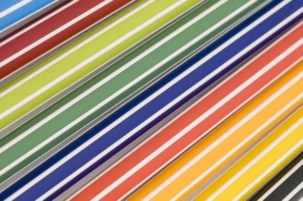 Marcadores coloridos close-up extremo — Fotografia de Stock