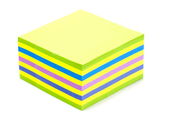 Χαρτί χρωματιστά ενός σημειωματάριου — Φωτογραφία Αρχείου