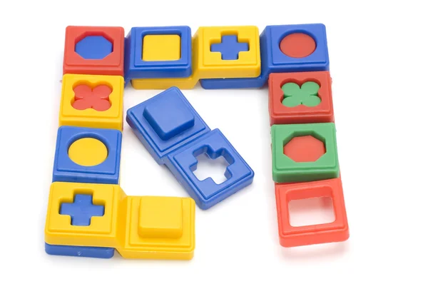 Colored puzzle — Stock Photo, Image