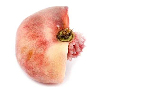 Cutting peach — Stock Photo, Image