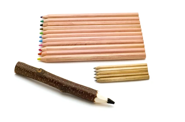 Winterdayrůzné tužka — Stock fotografie