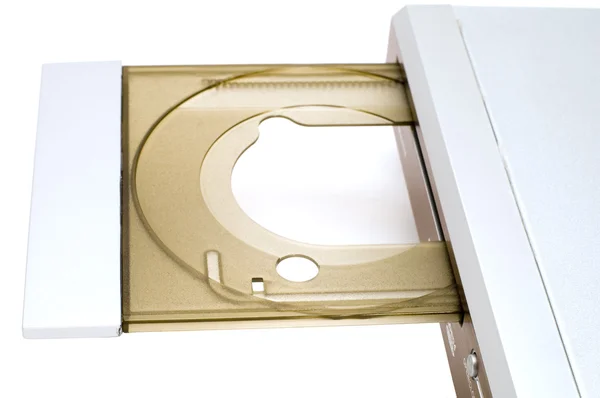 DVD player σε λευκό — Φωτογραφία Αρχείου