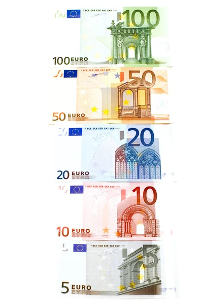 Billete en euros — Foto de Stock