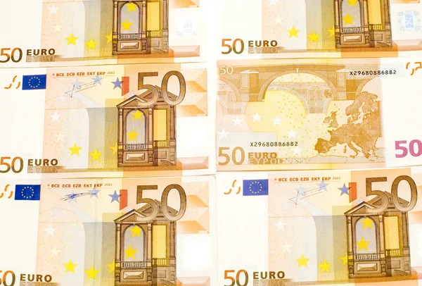 Євро крупним планом — стокове фото