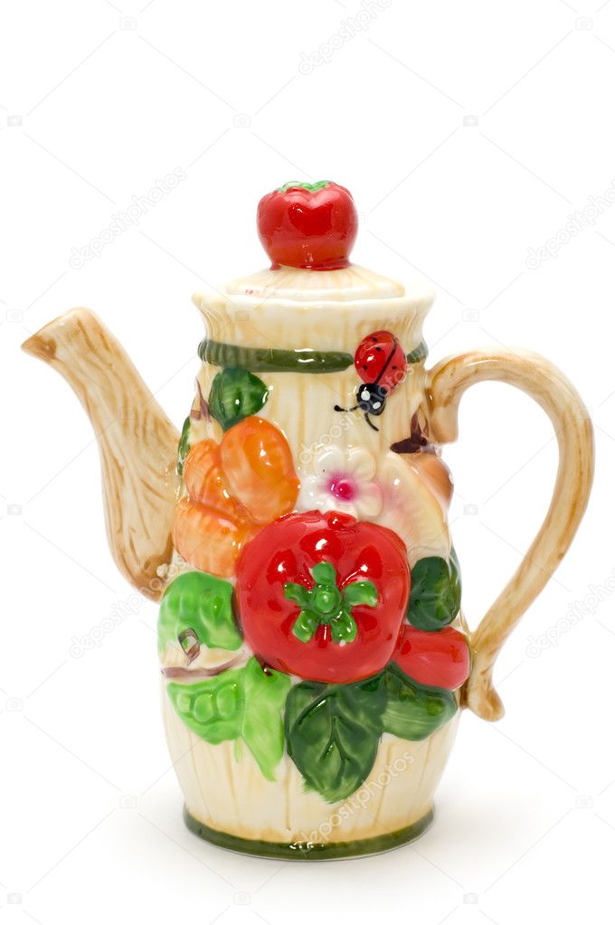 Colored teapot