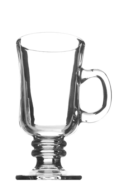 Glass for irish coffee — Stock Photo, Image