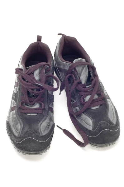 Zapatos deportivos grises — Foto de Stock