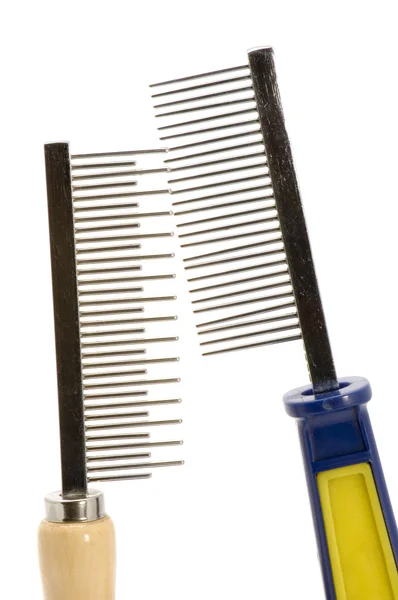 Hairbrush for animal close up — Stock Photo, Image