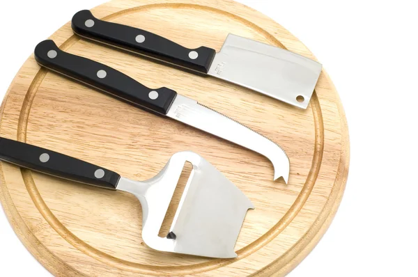 Messer für Käse aus nächster Nähe — Stockfoto