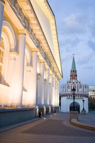 Kremlin Tower and manege — Stock Photo, Image