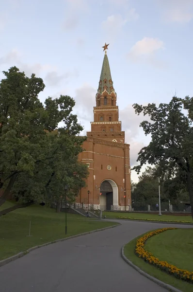Kreml věž s hodinami — Stock fotografie